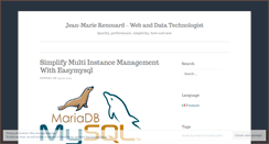 Desktop Screenshot of jmrenouard.fr