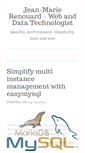 Mobile Screenshot of jmrenouard.fr